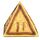 Decorative Gold Egyptian Pyramid Ornament