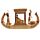 Decorative Gold Egyptian Canopy Boat