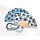 Folding Hand Fan - Evil Eye