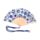 Folding Hand Fan - Evil Eye