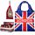 Handy Foldable Shopping Bag - London Icons Big Ben