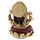 Decorative Gold and Red 16cm Ganesh Statue