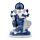 Decorative White & Blue Thai Buddha - Meditation