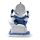 Decorative White & Blue Thai Buddha - Meditation