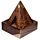 Sheesham Wood Pyramid Incense Cone Burner Box with Elephant