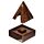 Sheesham Wood Pyramid Incense Cone Burner Box with Elephant
