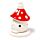 Ceramic Incense Cone Burner - Fairy Toadstool House