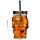 Glass Drinking Jar with Lid & Straw - Skull Shaped