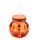 Glass Drinking Jar with Lid & Straw - Pumpkin