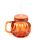 Glass Drinking Jar with Lid & Straw - Pumpkin