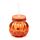 Glass Drinking Jar with Lid & Straw - Pumpkin