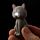 LED Light & Sound Keyring - Meowing Cat