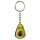 Novelty Set of 2 Keyrings - Avocado