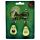Novelty Set of 2 Keyrings - Avocado