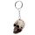 Novelty Keyring - Skulls and Roses Skull with Rose