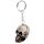 Novelty Keyring - Skulls and Roses Skull with Rose