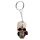 Novelty Keyring - Skulls and Roses Skull with Rose