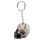 Novelty Keyring - Skulls and Roses Skull with Rose