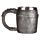 Decorative Tankard - Medieval Helmet & Chain Mail