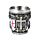 Decorative Shot Glass - Medieval Knight with White & Red Shield