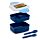 Bento Clip Lock Lunch Box with Cutlery - Adoramals Highland Coo