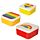 Lunch Boxes Set of 3 (S/M/L) - Somewhere Rainbow