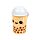 Ceramic Lidded Mug - Boba the Bubble Tea Foodiemals