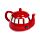 Fun Novelty Routemaster Red Bus Teapot and Cup Set for 1