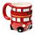 Novelty Shaped Ceramic Mug - London Icons Red Routemaster Bus