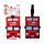 PVC Luggage Tag - London Icons London Bus