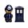 Ceramic Salt & Pepper Set - Police Box & Policeman (Design 1)