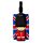 PVC Luggage Tag - London Souvenir Union Jack London Guardsman