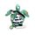 Hand Painted Souvenir Seaside Magnet - Nautical Turtle