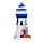 3D Printed Souvenir Seaside Magnet - Blue Nautical Lighthouse