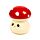 Ceramic Money Box - Cute Mushroom/Toadstool