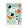 Recycled Paper A5 Lined Notebook with Elastic - Beans & Co Cats