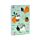 Recycled Paper A5 Lined Notebook with Elastic - Beans & Co Cats