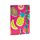 Recycled Paper A5 Lined Notebook with Elastic - Summer Fruits