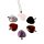 Gemstone Pendant - 6 Interchangeable Heart Shaped Pendants