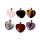 Gemstone Pendant - 6 Interchangeable Heart Shaped Pendants