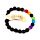 Gemstone Bracelet - Chakra Lava Rock