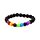 Gemstone Bracelet - Chakra Lava Rock