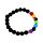Gemstone Bracelet - Chakra Lava Rock