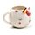 Novelty Shaped Ceramic Mug - Enchanted Rainbows White Unicorn