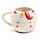 Novelty Shaped Ceramic Mug - Enchanted Rainbows White Unicorn