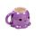 Ceramic Shaped Head Mug - Adoramals Octopus