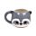 Ceramic Shaped Head Mug - Adoramals Raccoon