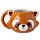 Ceramic Shaped Head Mug - Adoramals Red Panda