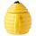 Shaped Ceramic Mug with Lid - Beehive