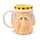 Ceramic Shaped Head Mug - King Charles III